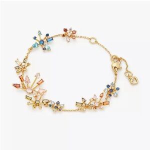 KATE SPADE Firework Floral Line Bracelet NWT